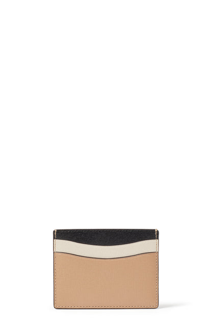 k8967_Morgan Colorblocked Cardholder_Cafe Mocha Multi