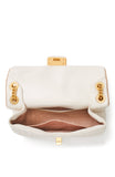 K9010-evelyn quilted medium convertible shoulder bag-Ivory