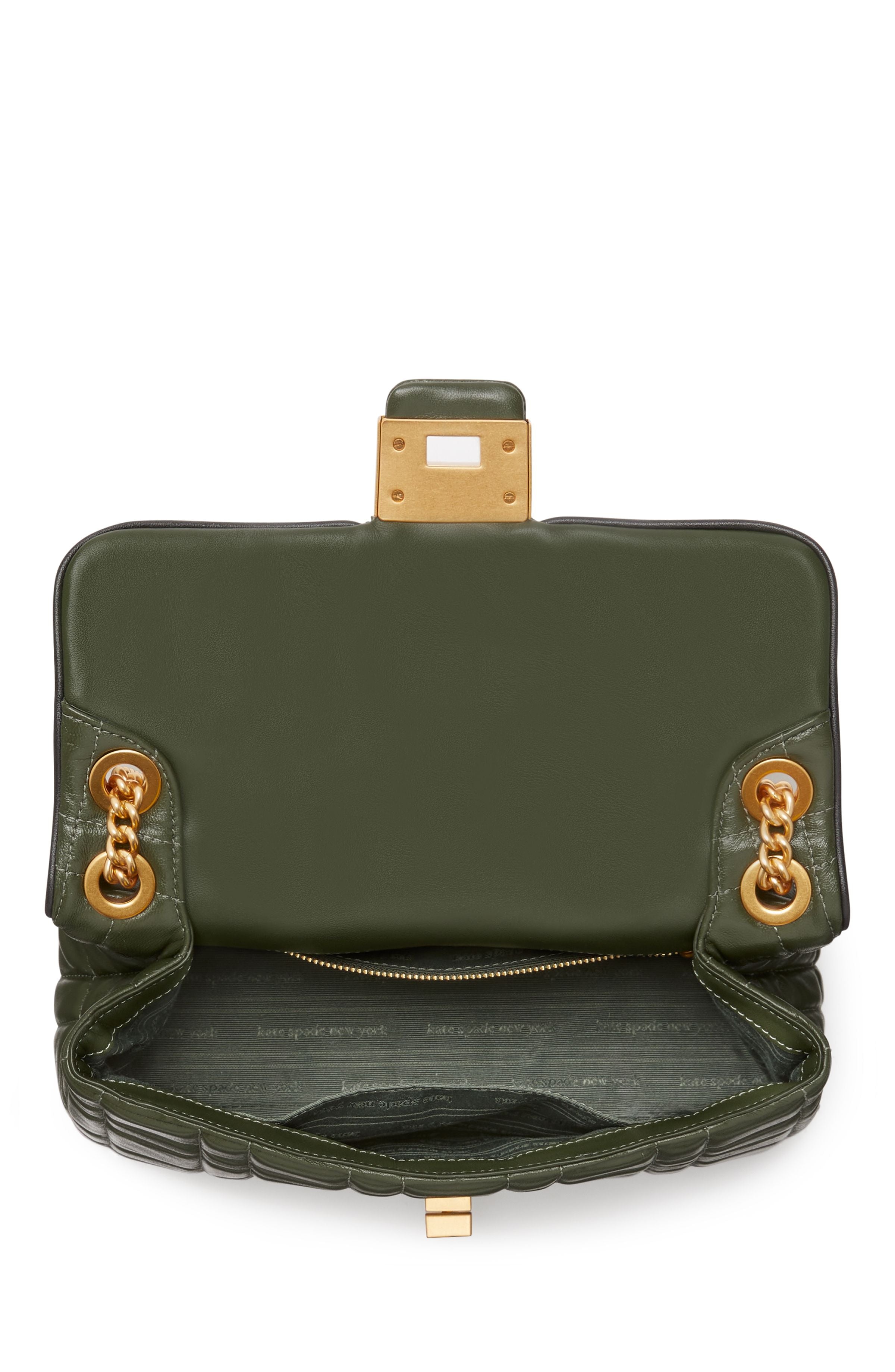 K9010-evelyn quilted medium convertible shoulder bag-Bonsai Tree