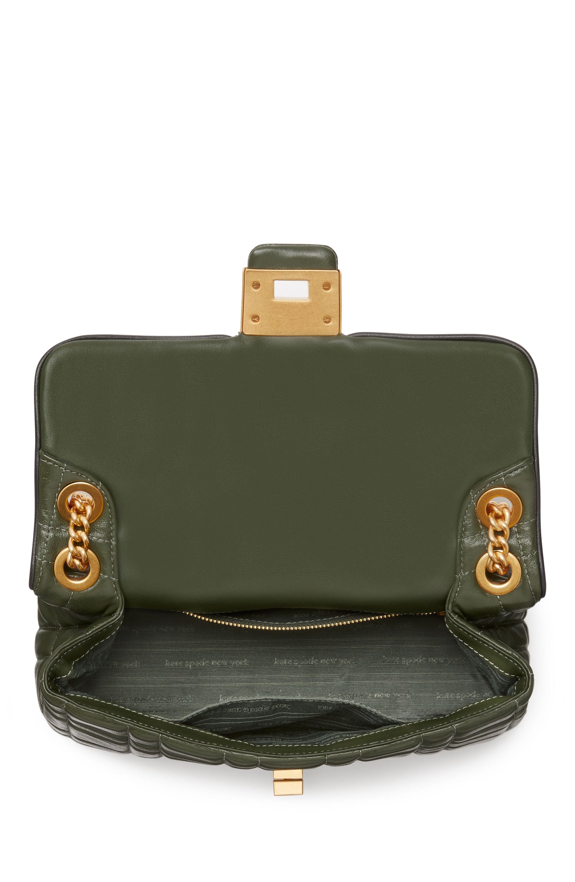 K9010-evelyn quilted medium convertible shoulder bag-Bonsai Tree