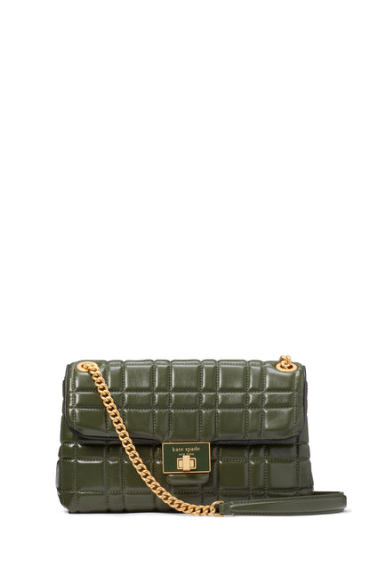 K9010-evelyn quilted medium convertible shoulder bag-Bonsai Tree