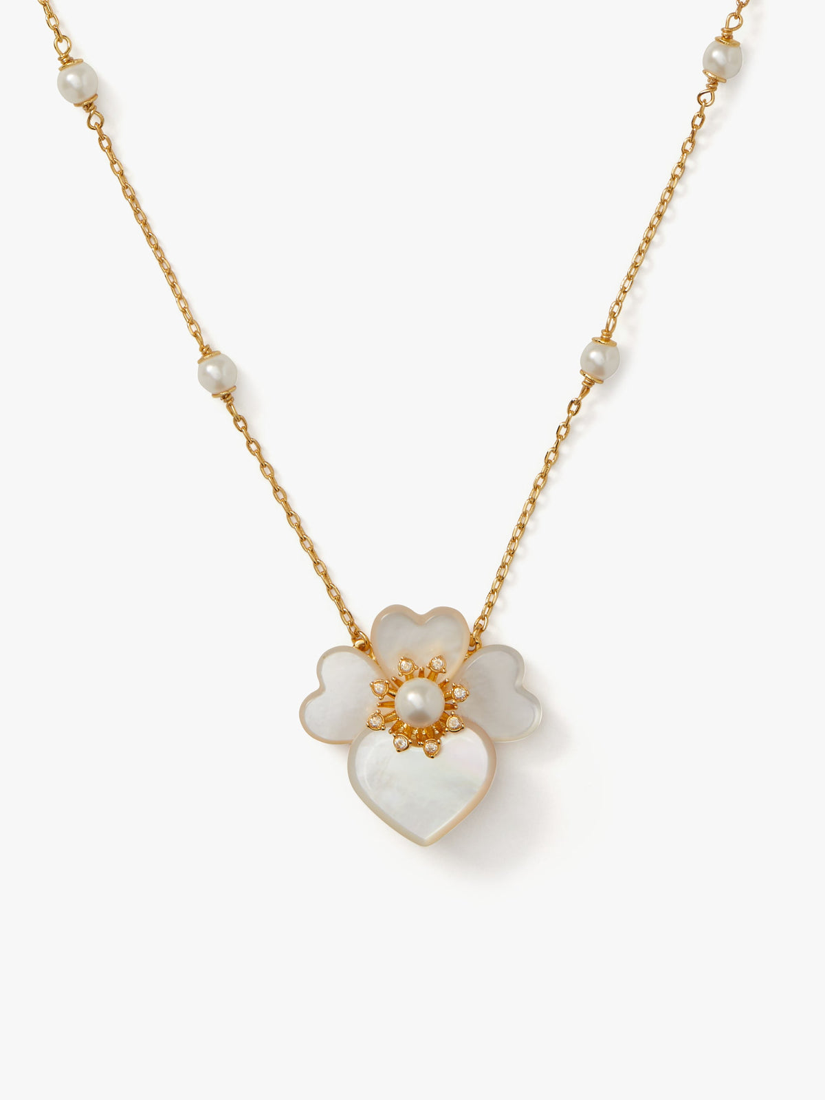 Precious Pansy Statement Pendant