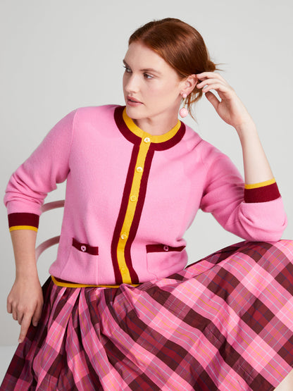 Cashmere Crewneck Cardigan