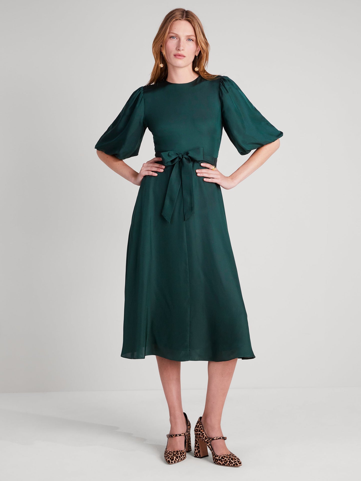 K9718-silk-blend matinee dress-Pine Grove