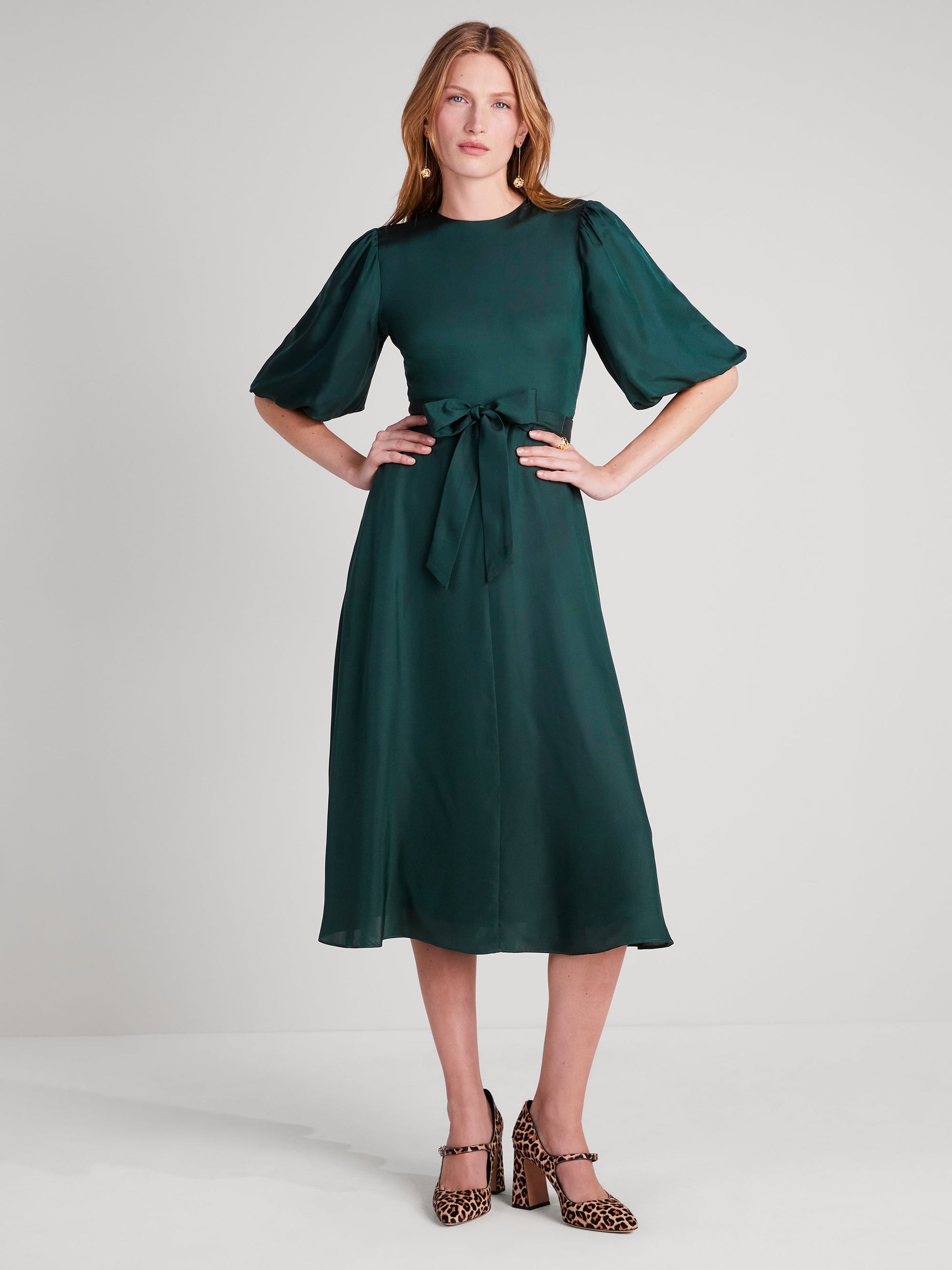 K9718-silk-blend matinee dress-Pine Grove