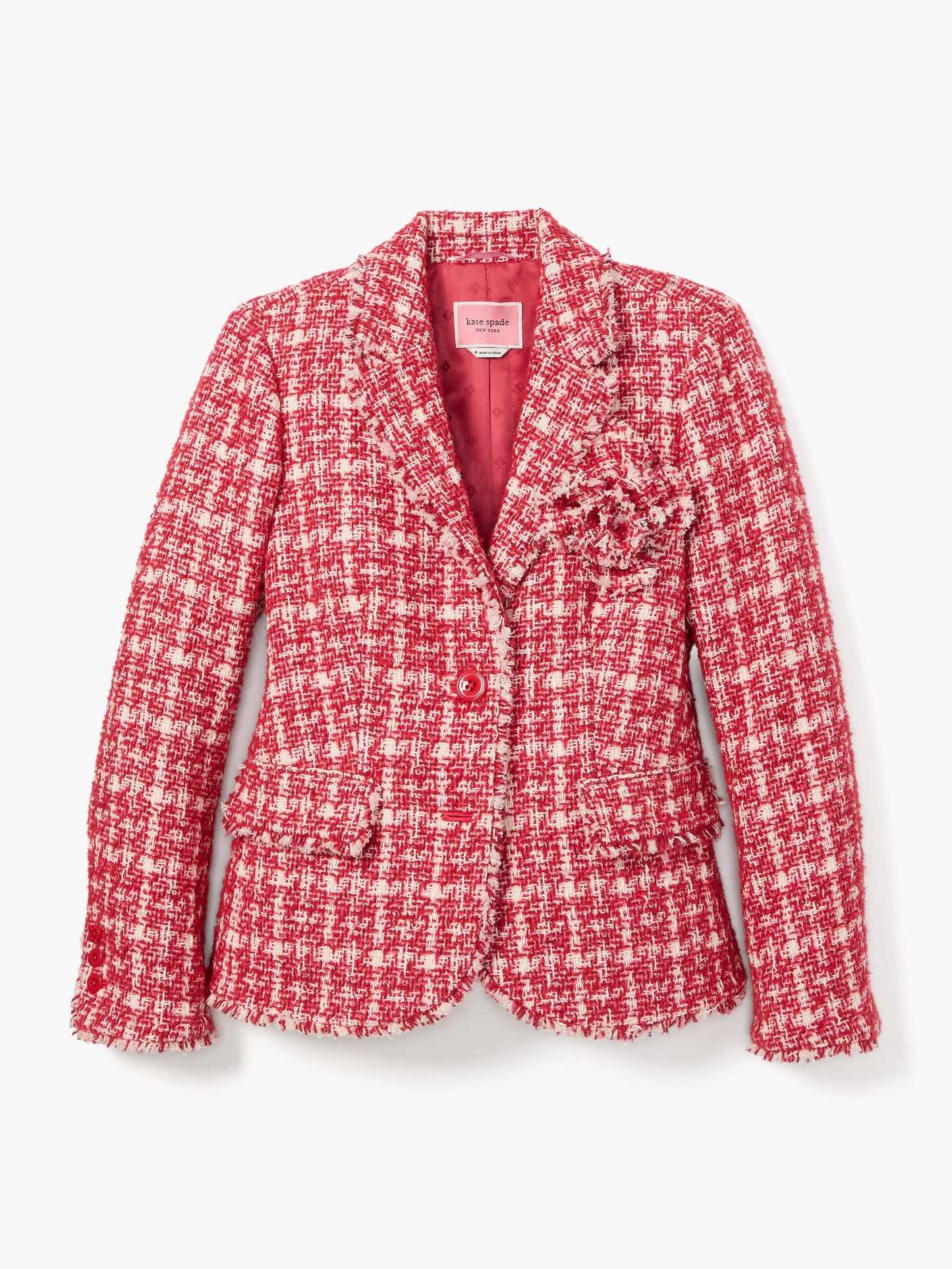 Plaid Tweed Blazer