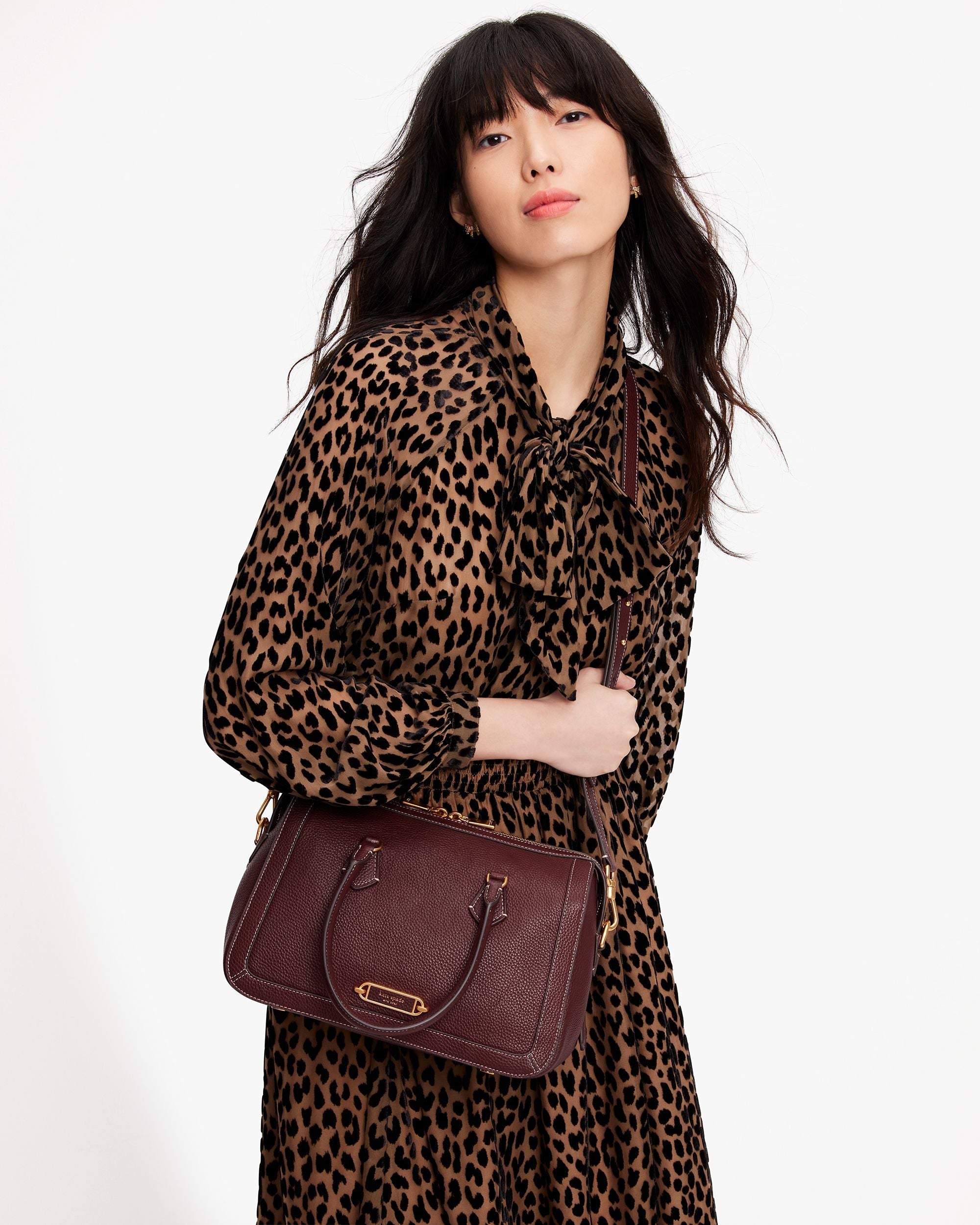 K9914-gramercy medium satchel-Cordovan