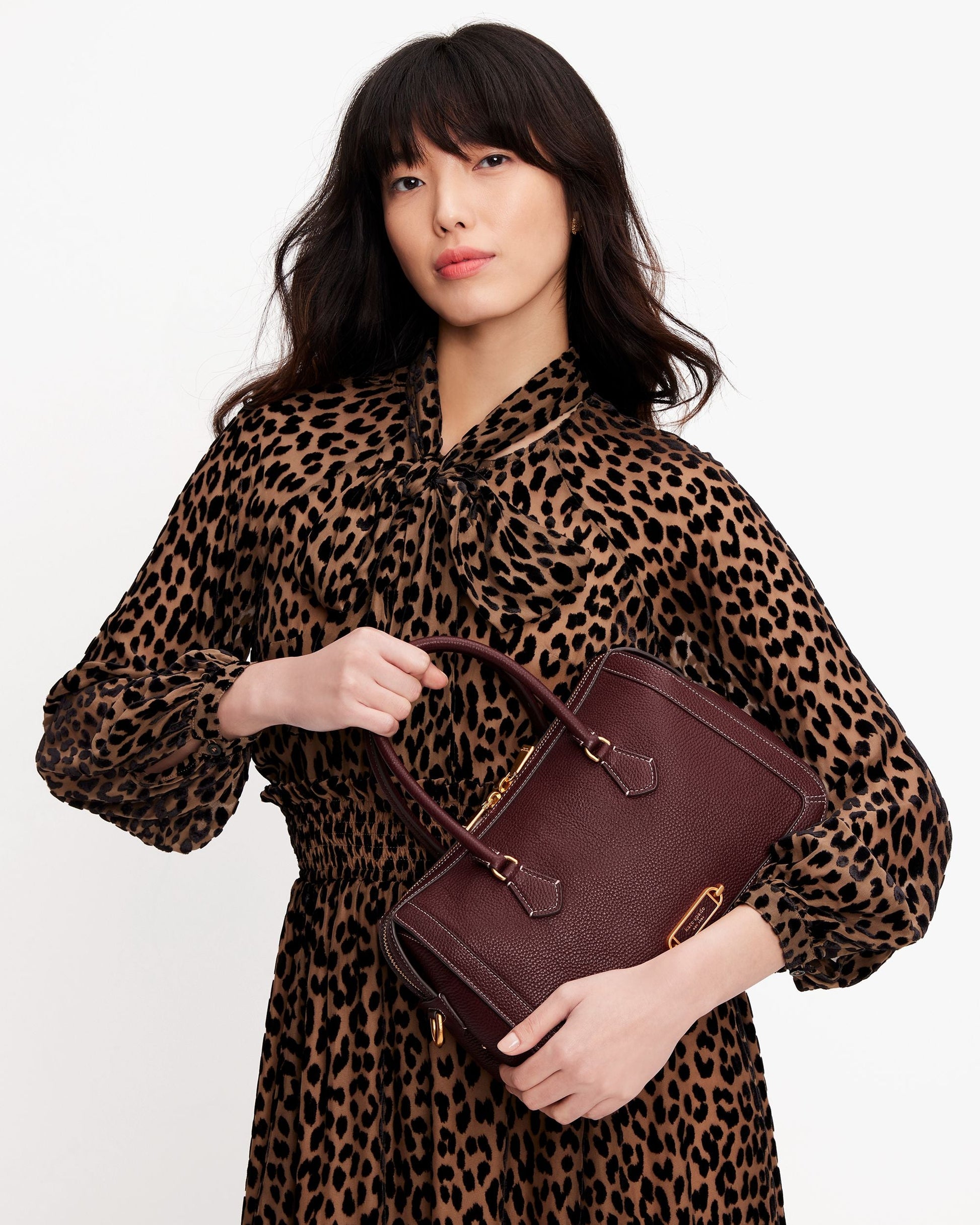 K9914-gramercy medium satchel-Cordovan