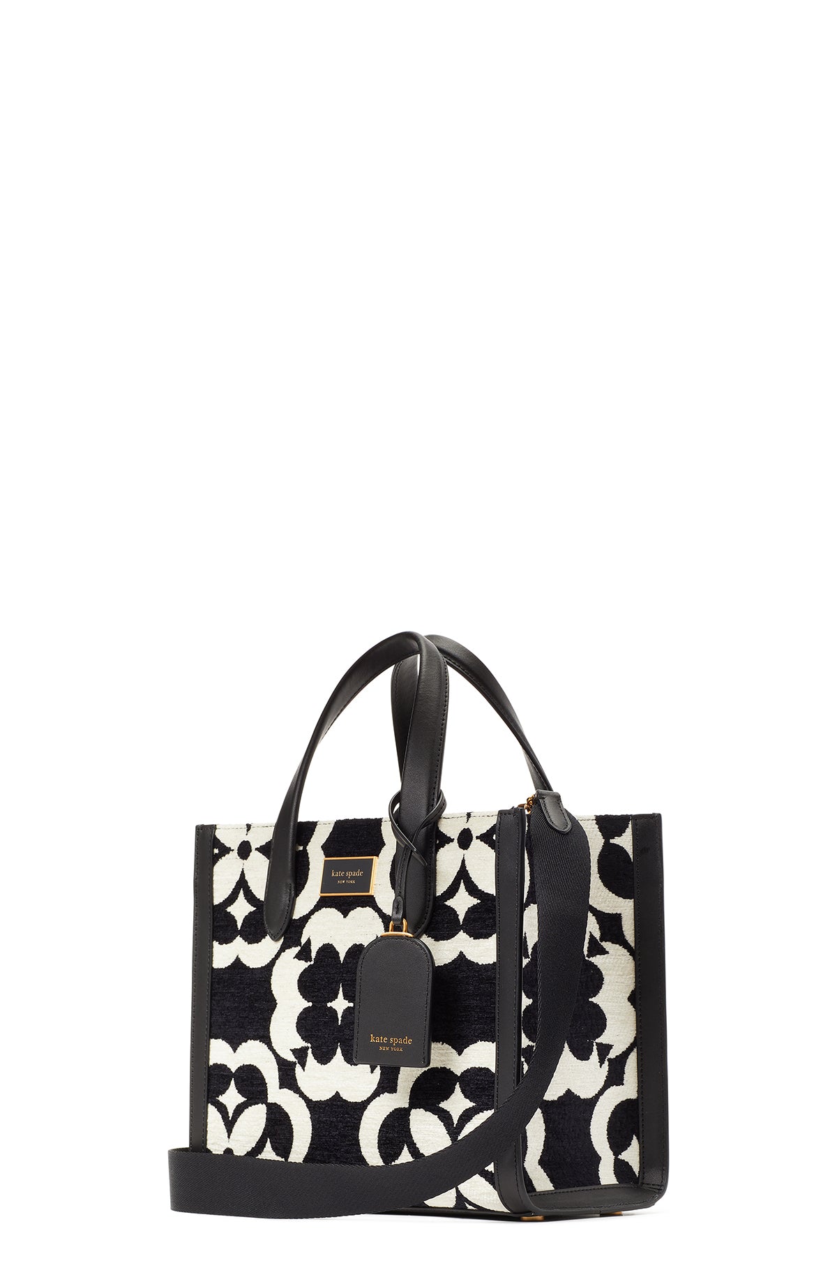 Spade Flower Monogram Manhattan Chenille Small Tote