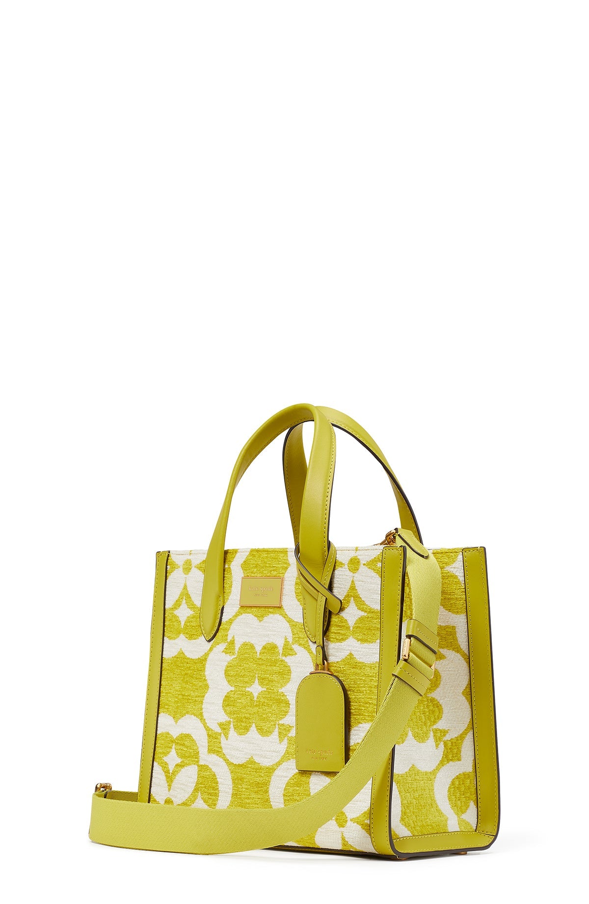 Spade Flower Monogram Manhattan Chenille Small Tote