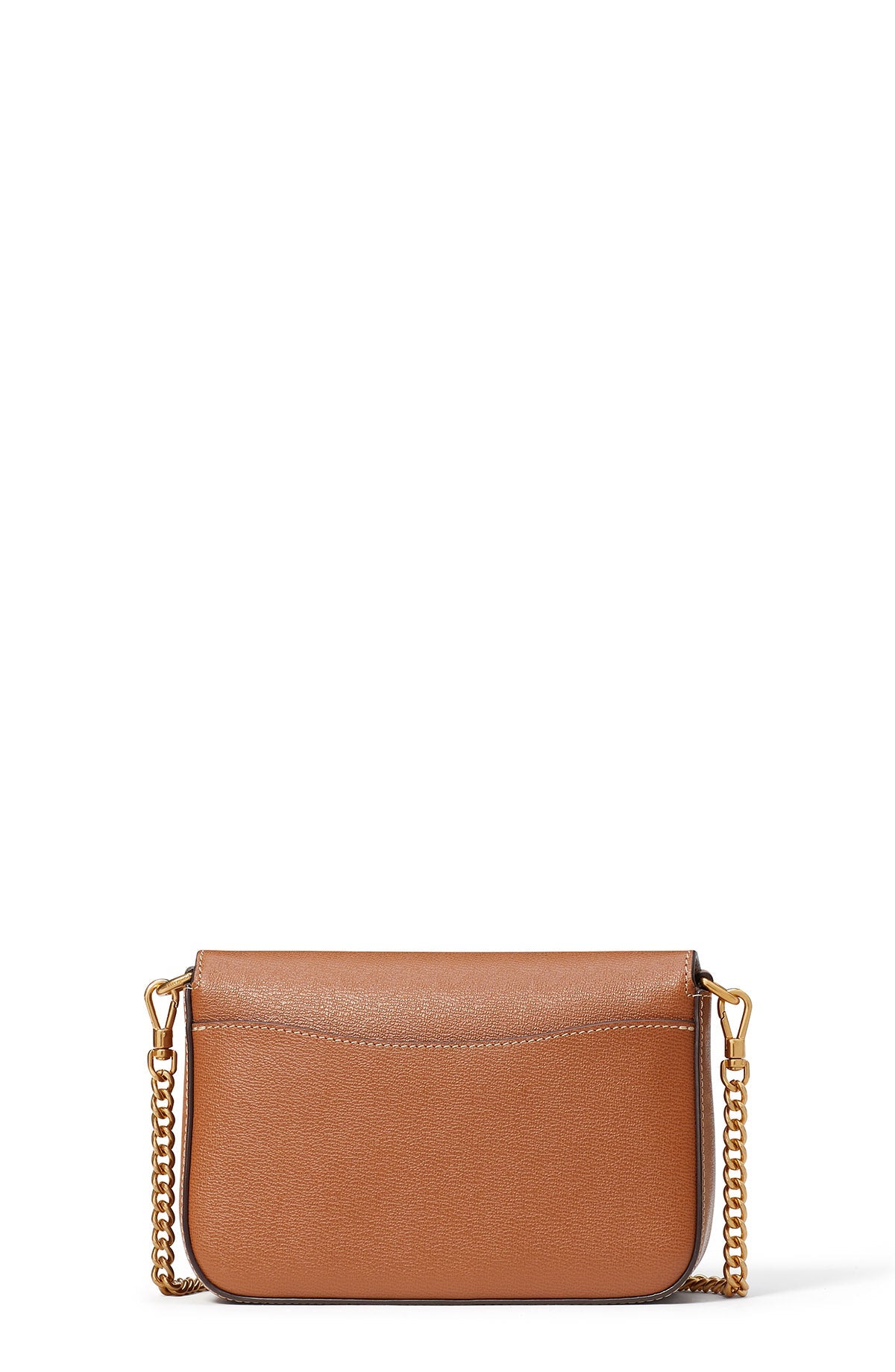 KA026-katy textured leather flap chain crossbody-Ocean Beach