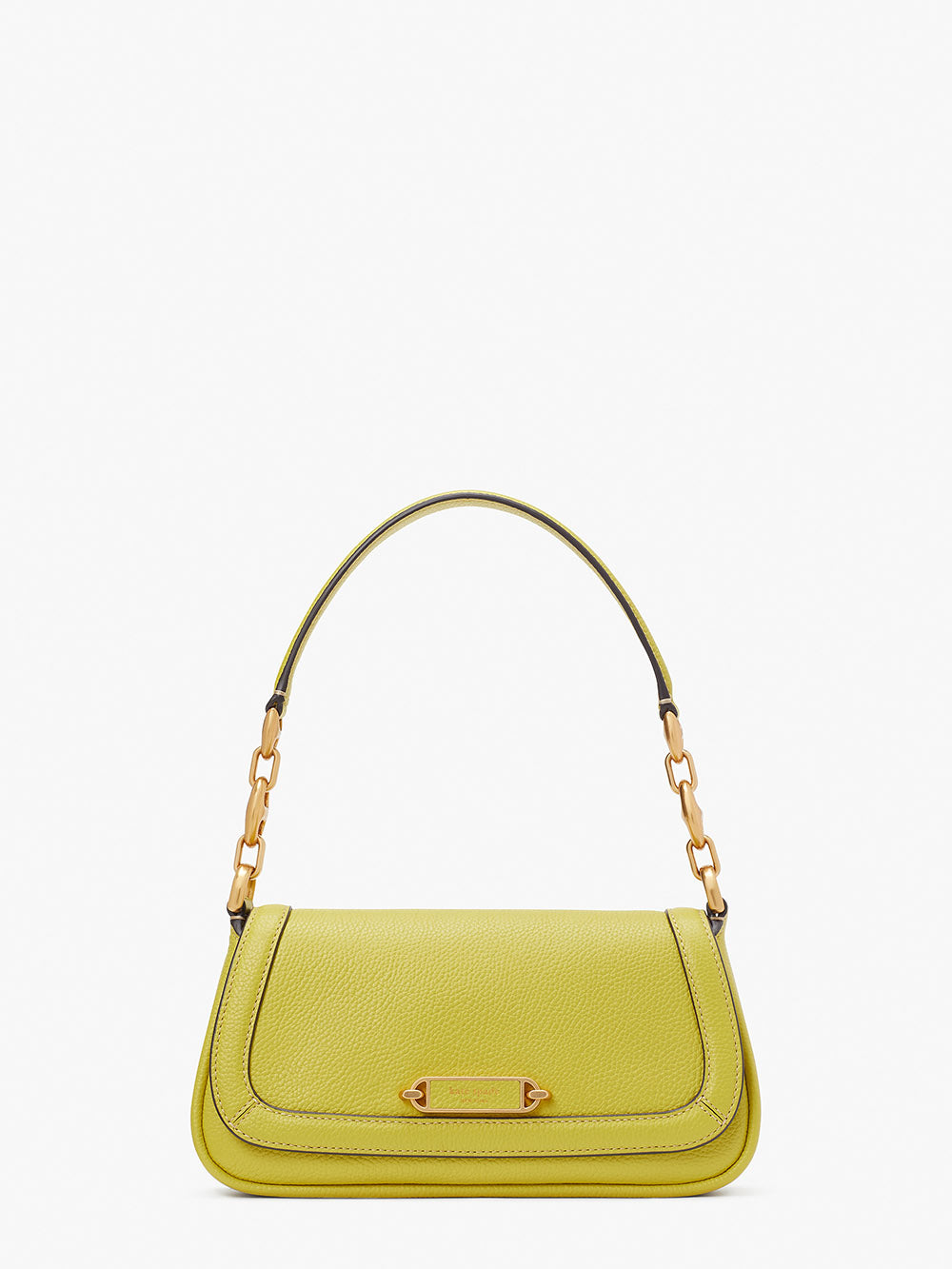 KB127-gramercy small flap shoulder bag-Bartlett Pear