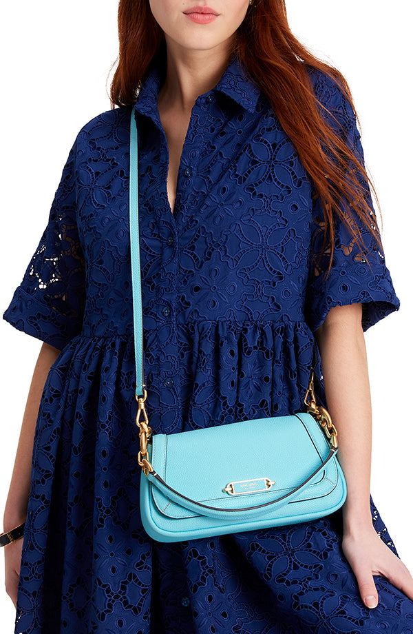 KB127-gramercy small flap shoulder bag-N/A