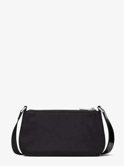 KB132-Sam Icon Nylon East West Medium Crossbody-Black