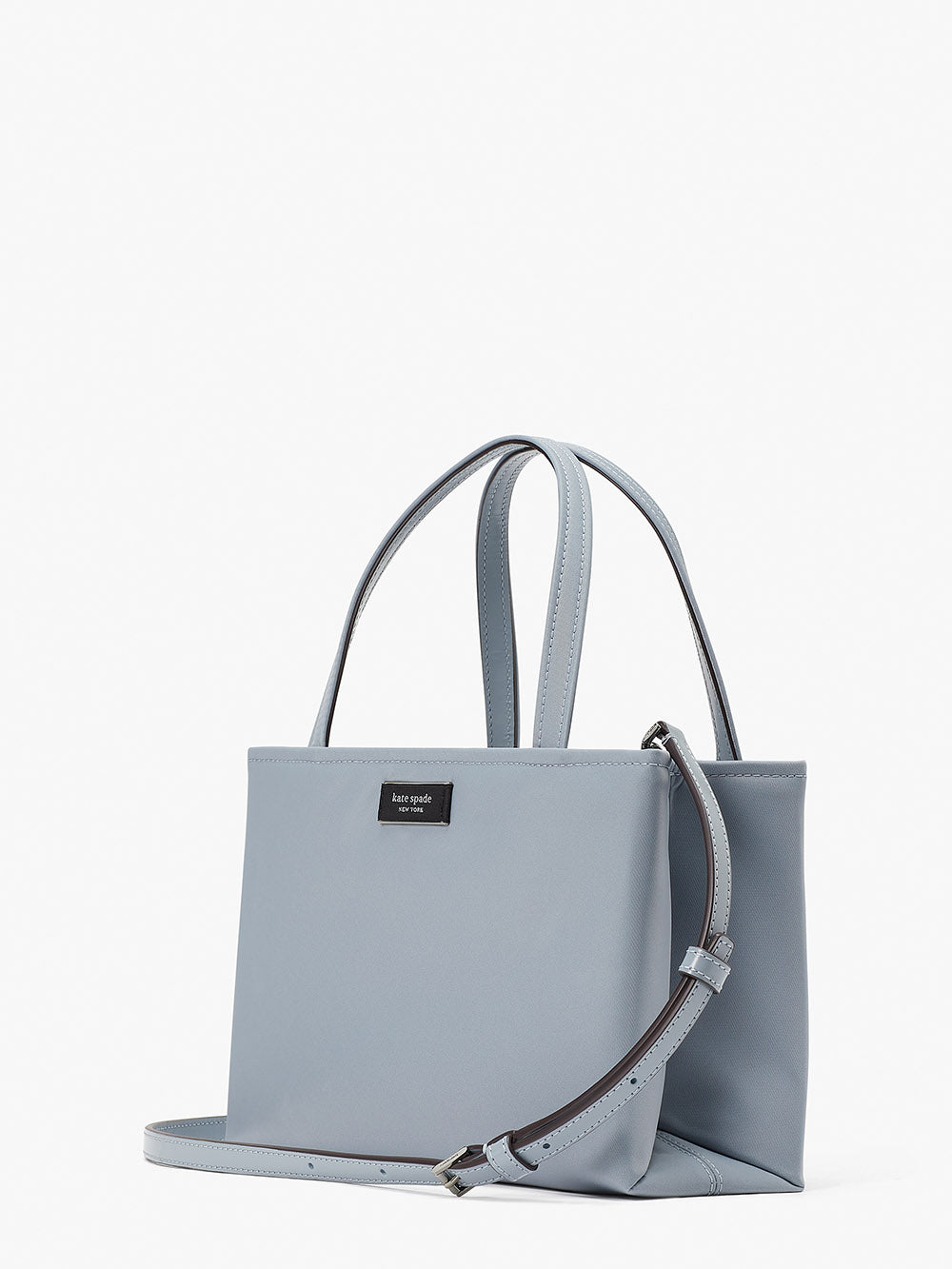 kb139_Sam Icon Nylon Small Tote_Blue Clay