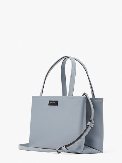 kb139_Sam Icon Nylon Small Tote_Blue Clay