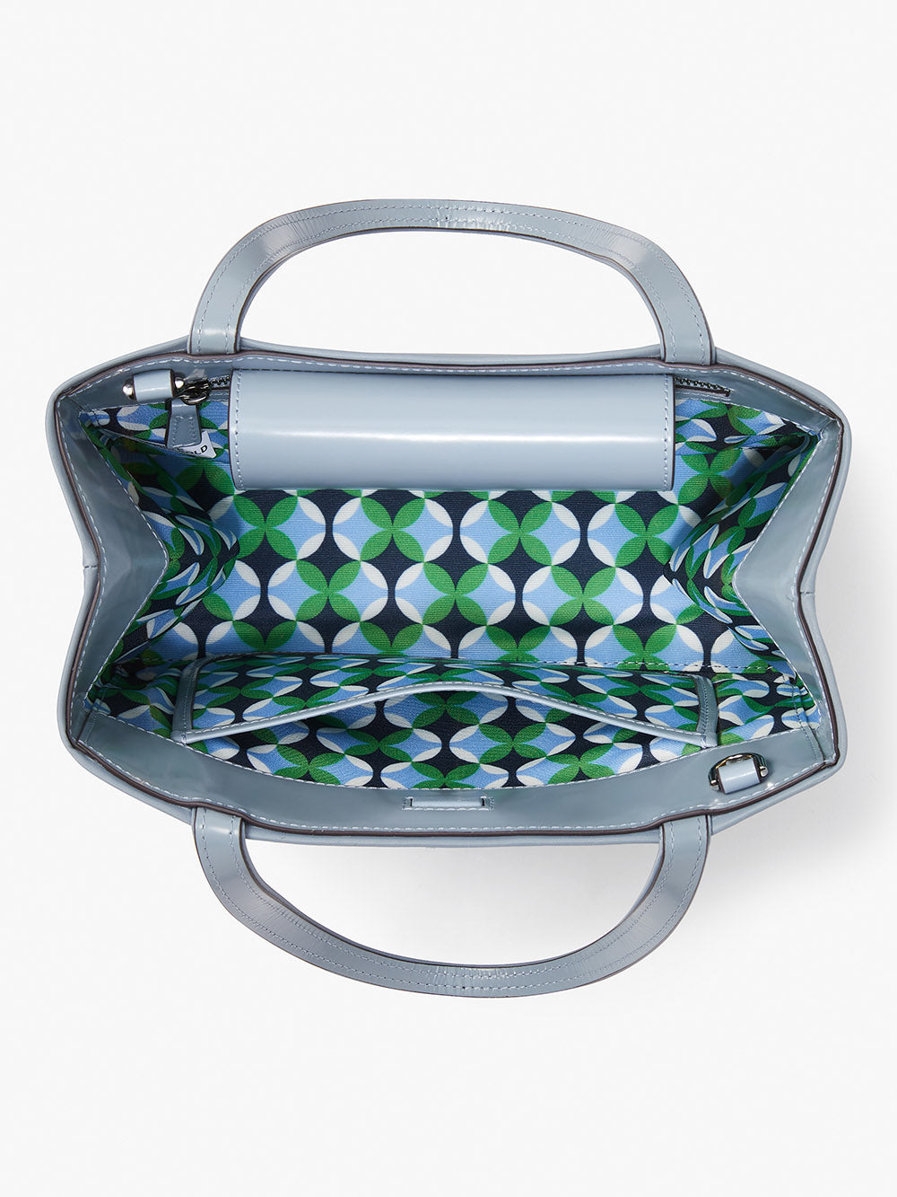 kb139_Sam Icon Nylon Small Tote_Blue Clay