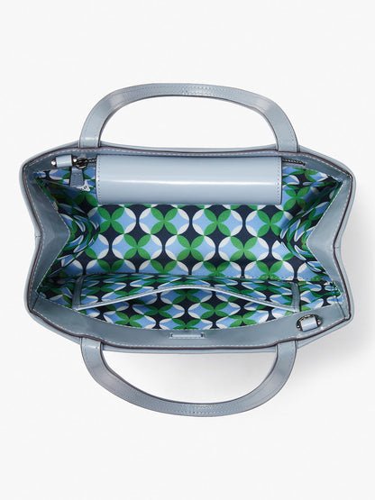 kb139_Sam Icon Nylon Small Tote_Blue Clay