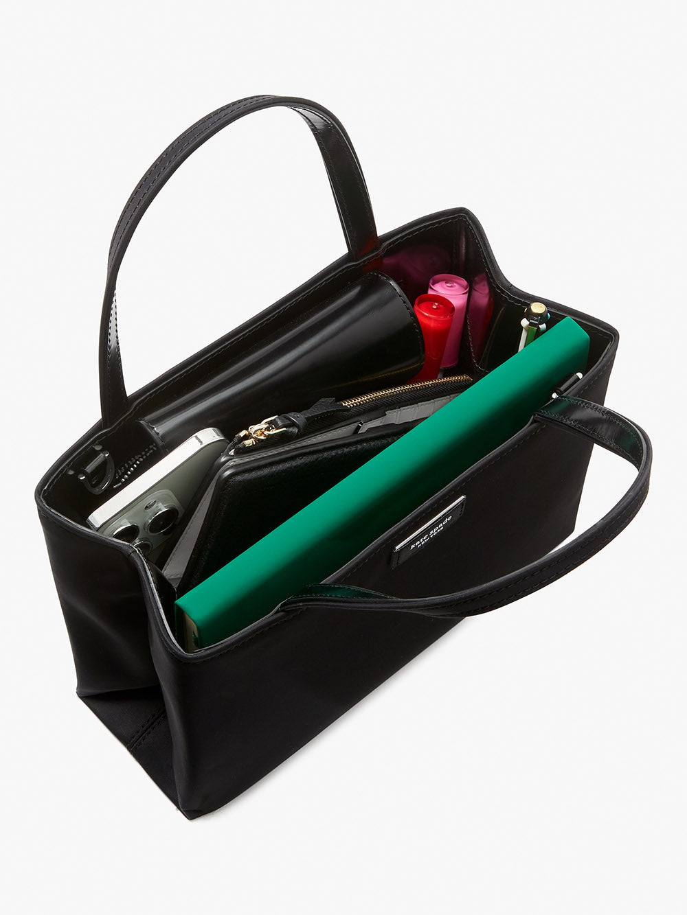 kb139_Sam Icon Nylon Small Tote_Blue Clay