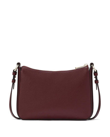 KB152-hudson medium crossbody-Cordovan