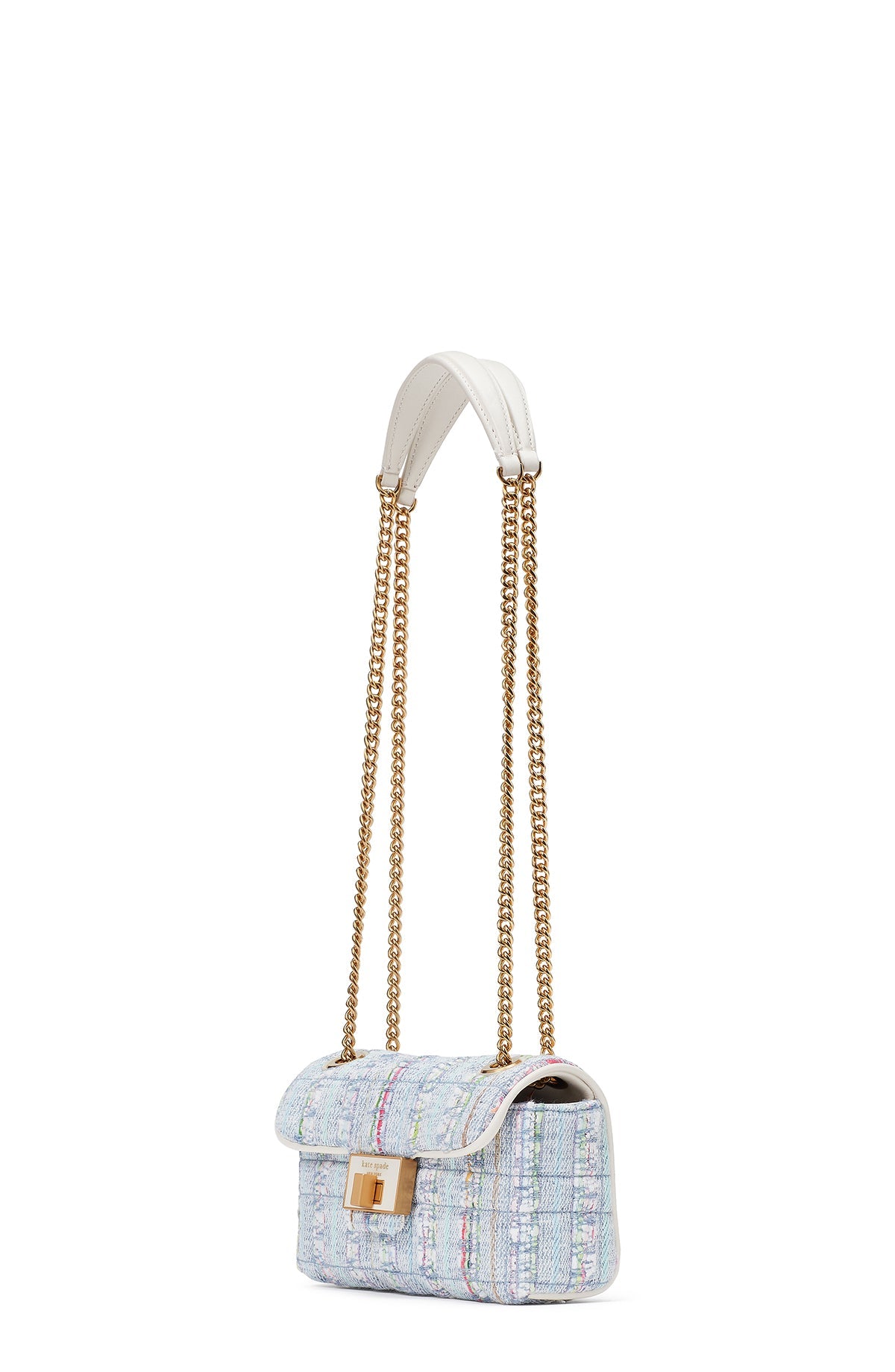 KB230-Multi-evelyn tweed small convertible crossbody