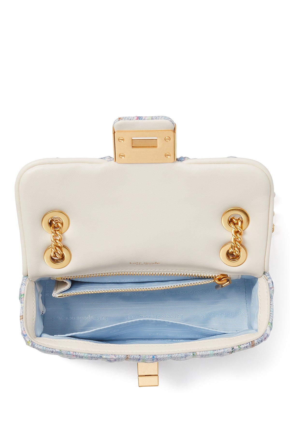 KB230-Multi-evelyn tweed small convertible crossbody