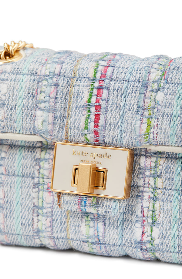 KB230-Multi-evelyn tweed small convertible crossbody