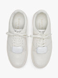 KB787-bolt gem sneakers-Optic White