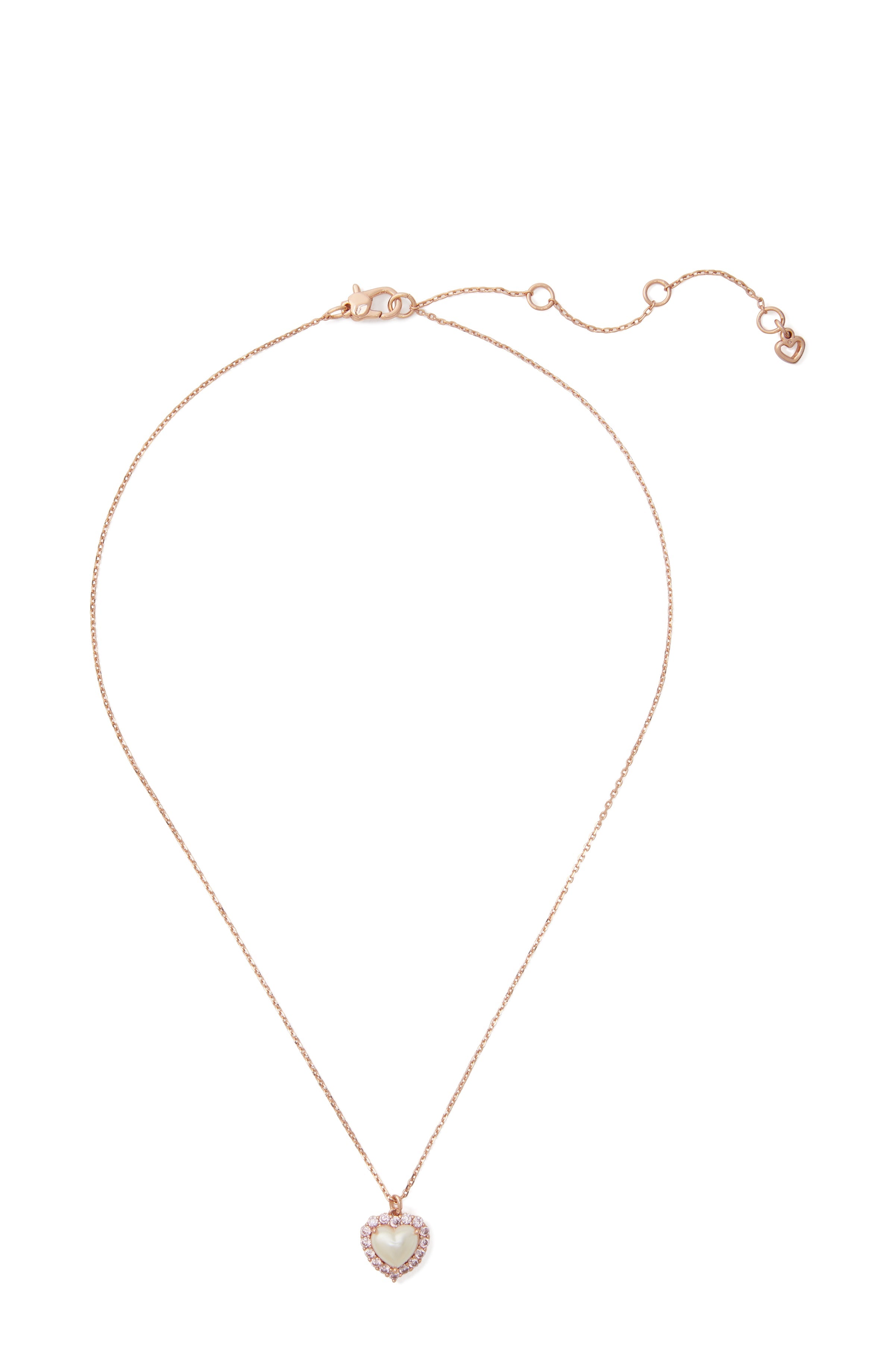 KB895-My Love Mini Pendant-Cream/Rose Gold