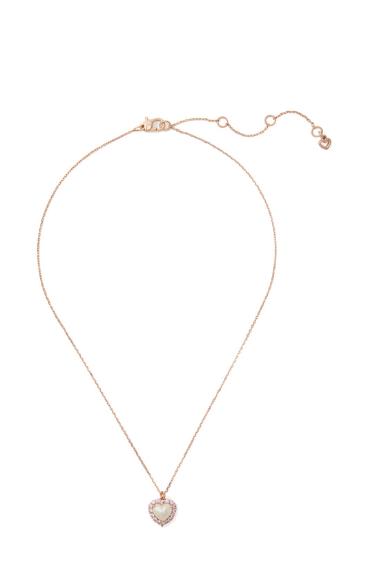 KB895-My Love Mini Pendant-Cream/Rose Gold