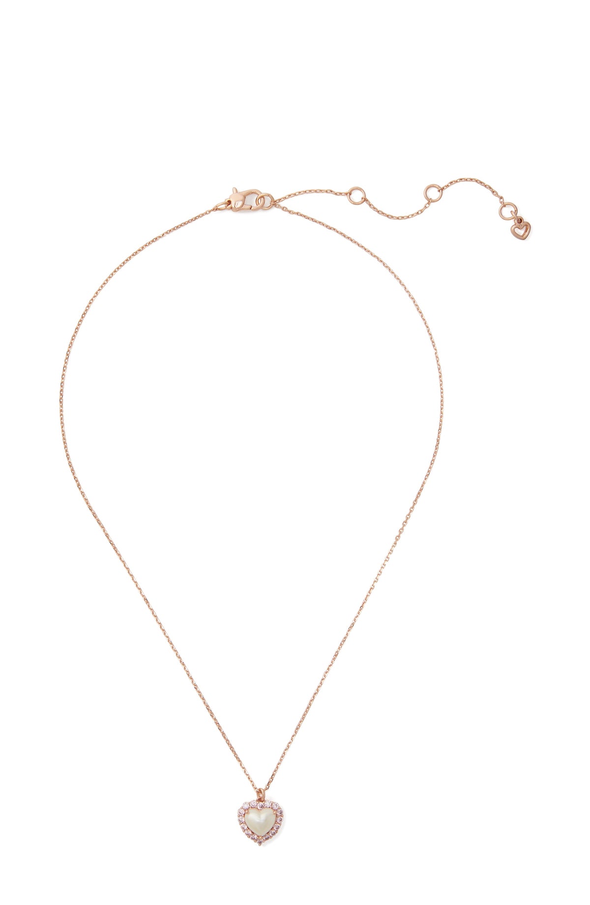 KB895-My Love Mini Pendant-Cream/Rose Gold