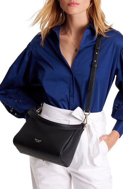 Knott Medium Shoulder Bag-KB982-Black