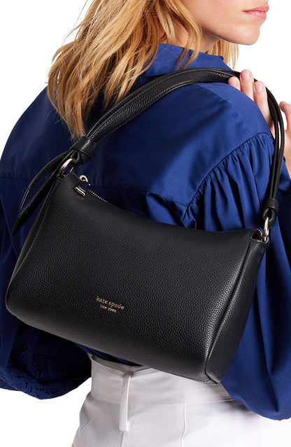 Knott Medium Shoulder Bag-KB982-Black