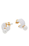 KC186-White Multi-francesca mini hoops