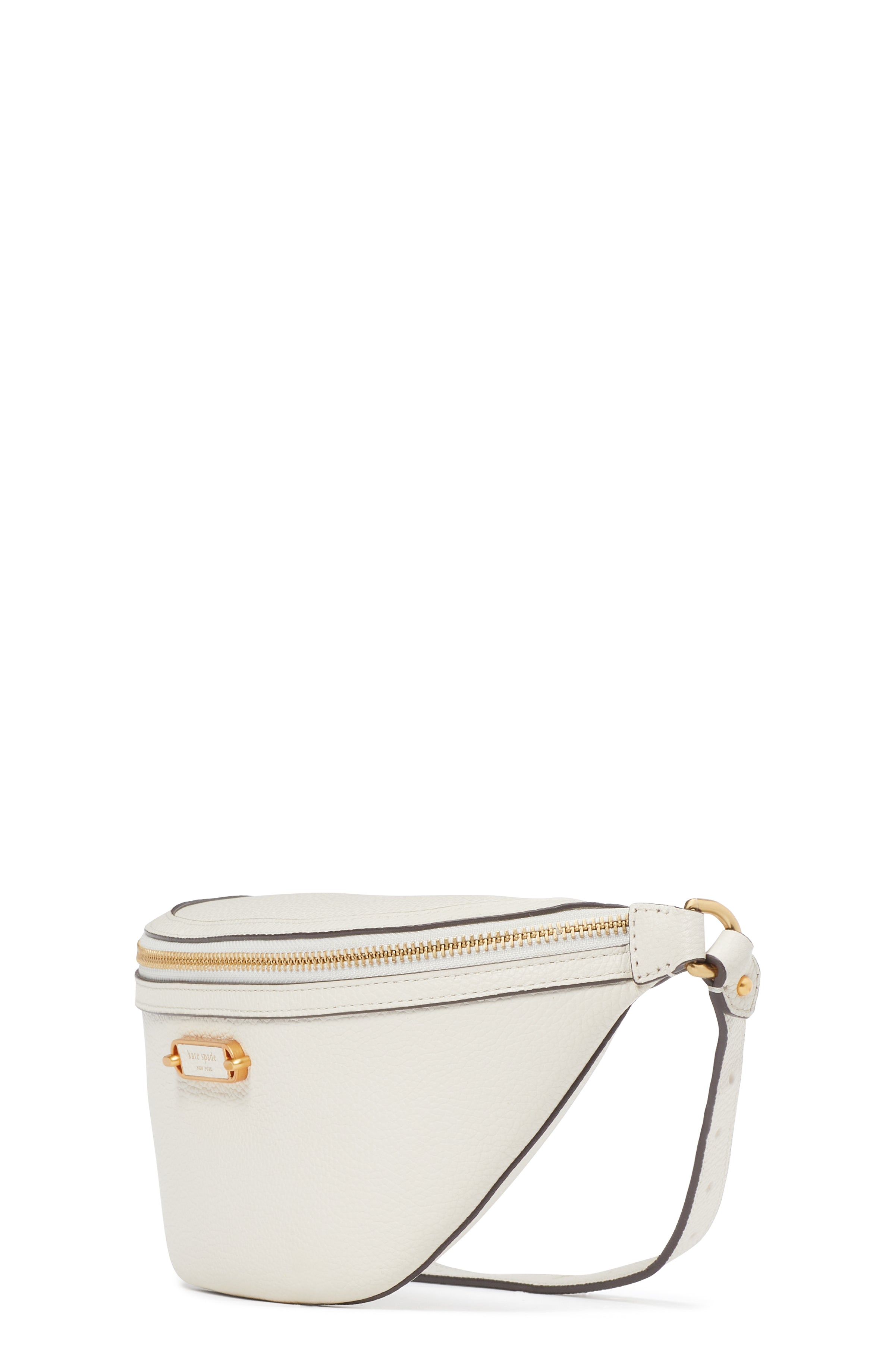 KC198-gramercy medium belt bag-Halo White