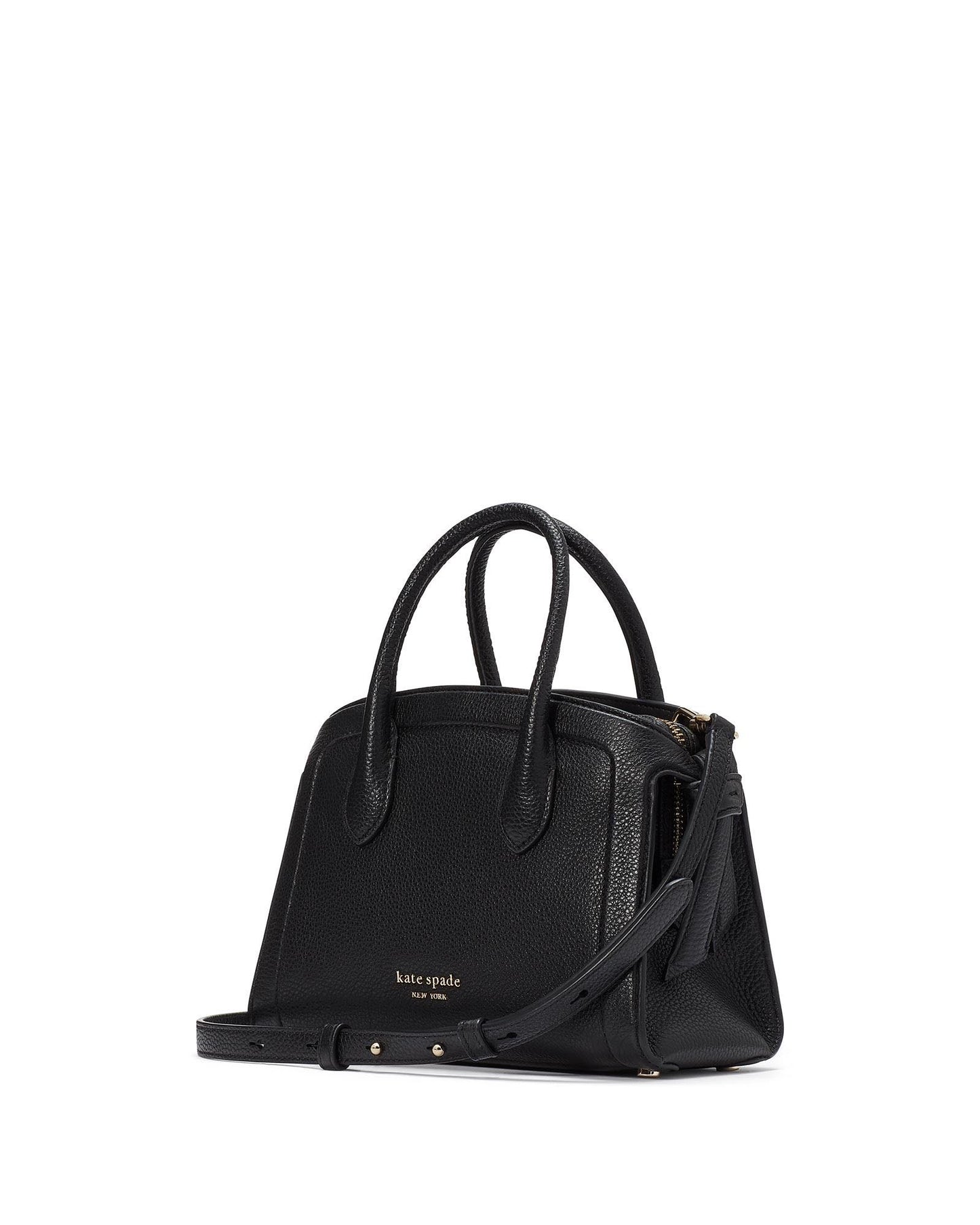 Knott Mini Zip-top Satchel-KC899-Black