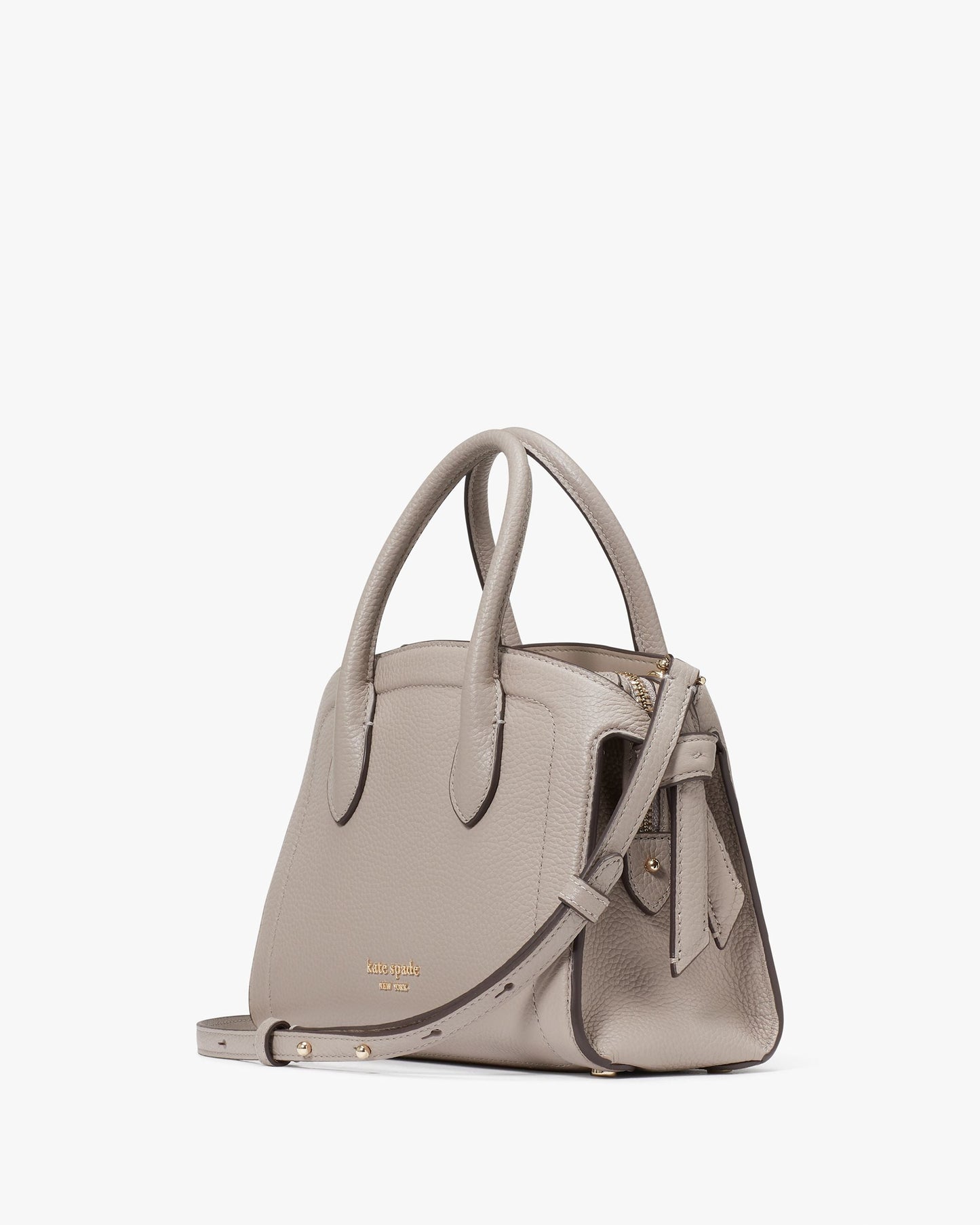 Knott Mini Zip-top Satchel-KC899-Warm Taupe.