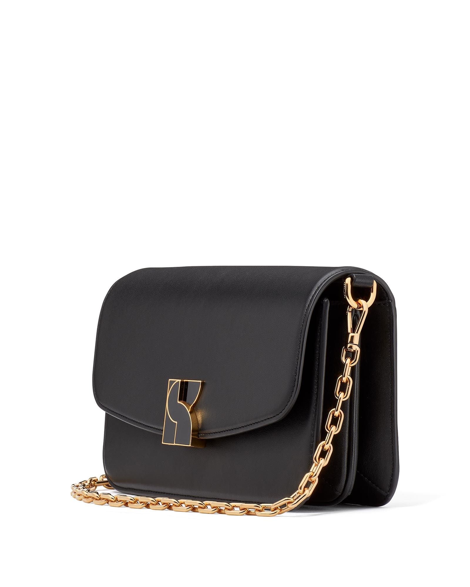 kc922_Dakota Medium Convertible Shoulder Bag_Black