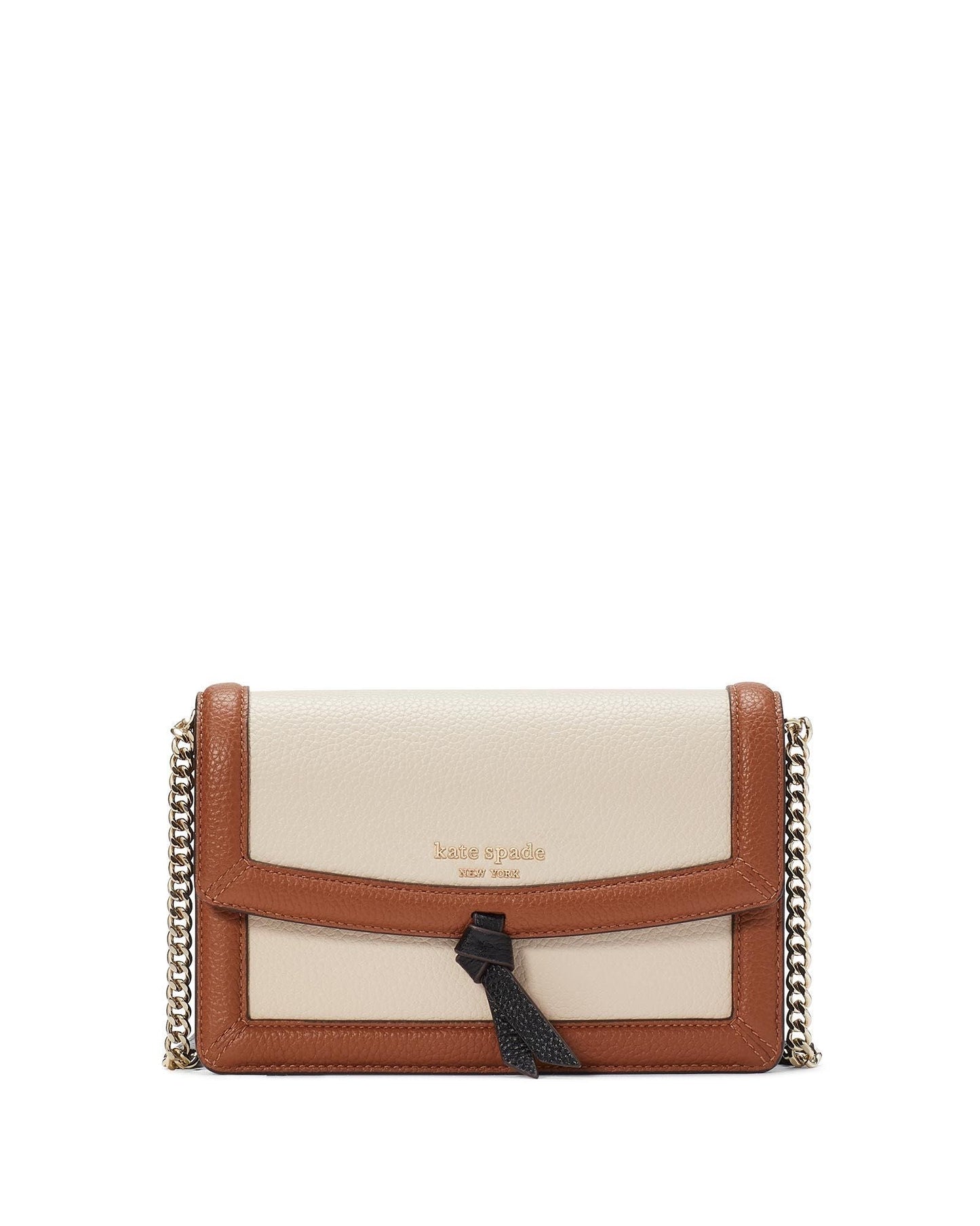 Knott Colorblocked Flap Crossbody-KD060-Allspice Cake Multi