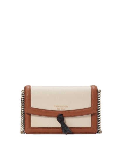 Knott Colorblocked Flap Crossbody-KD060-Allspice Cake Multi
