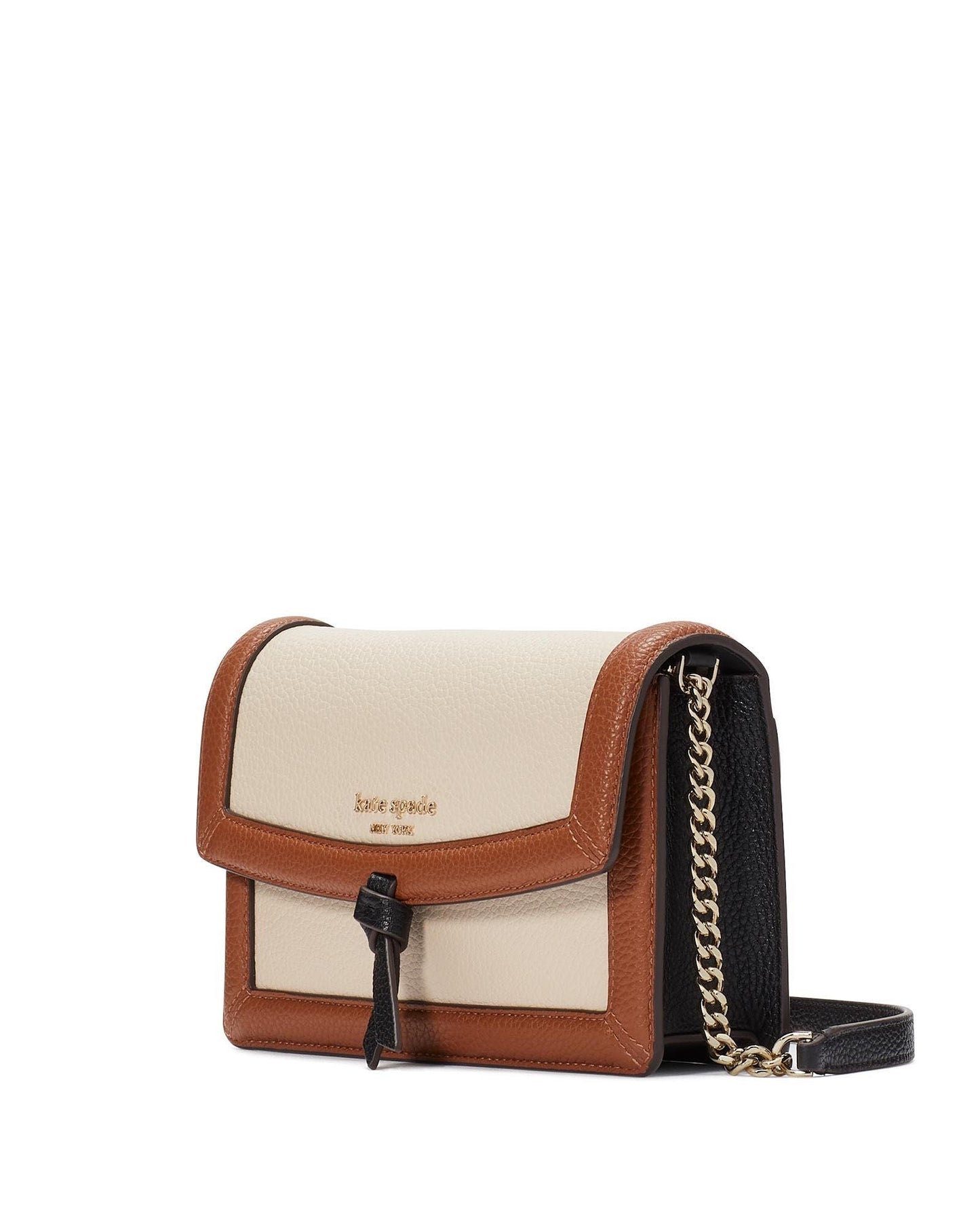 Knott Colorblocked Flap Crossbody-KD060-Allspice Cake Multi