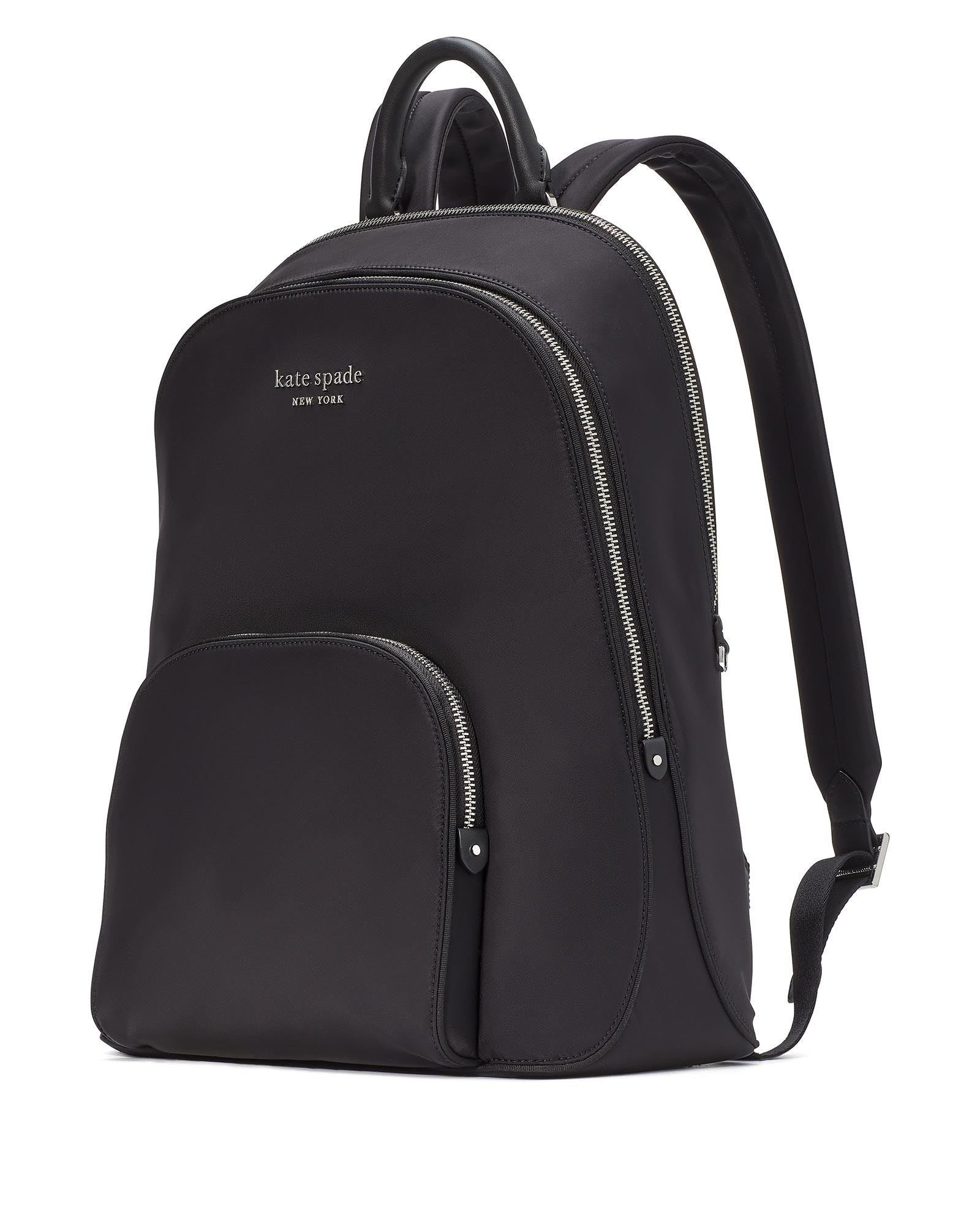 KD085-Sam KSNYL Nylon Laptop Backpack-Black