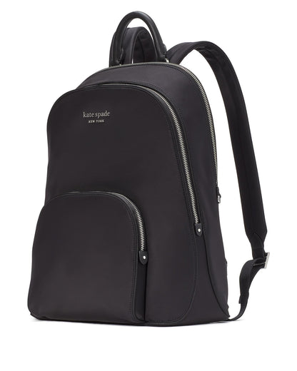 KD085-Sam KSNYL Nylon Laptop Backpack-Black