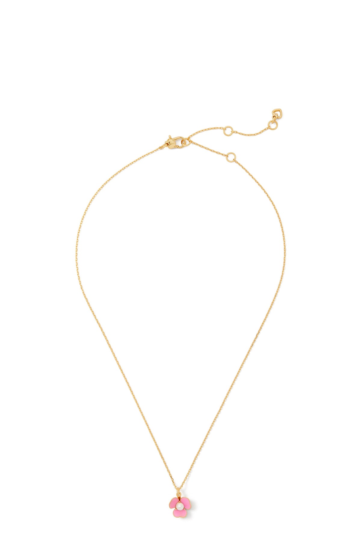 KD283-bouquet toss mini pendant-Pink/Gold