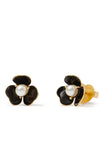 KD287-bouquet toss studs-Black/Gold