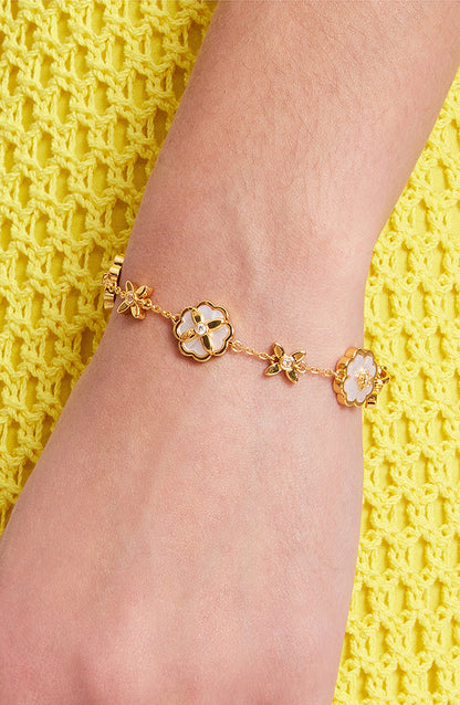 KD292-Heritage Bloom Line Bracelet