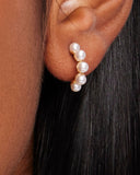 KD959-curated set earrings-Cream/Gold