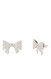 KD976_Wrapped In A Bow Studs_Clear/Silver