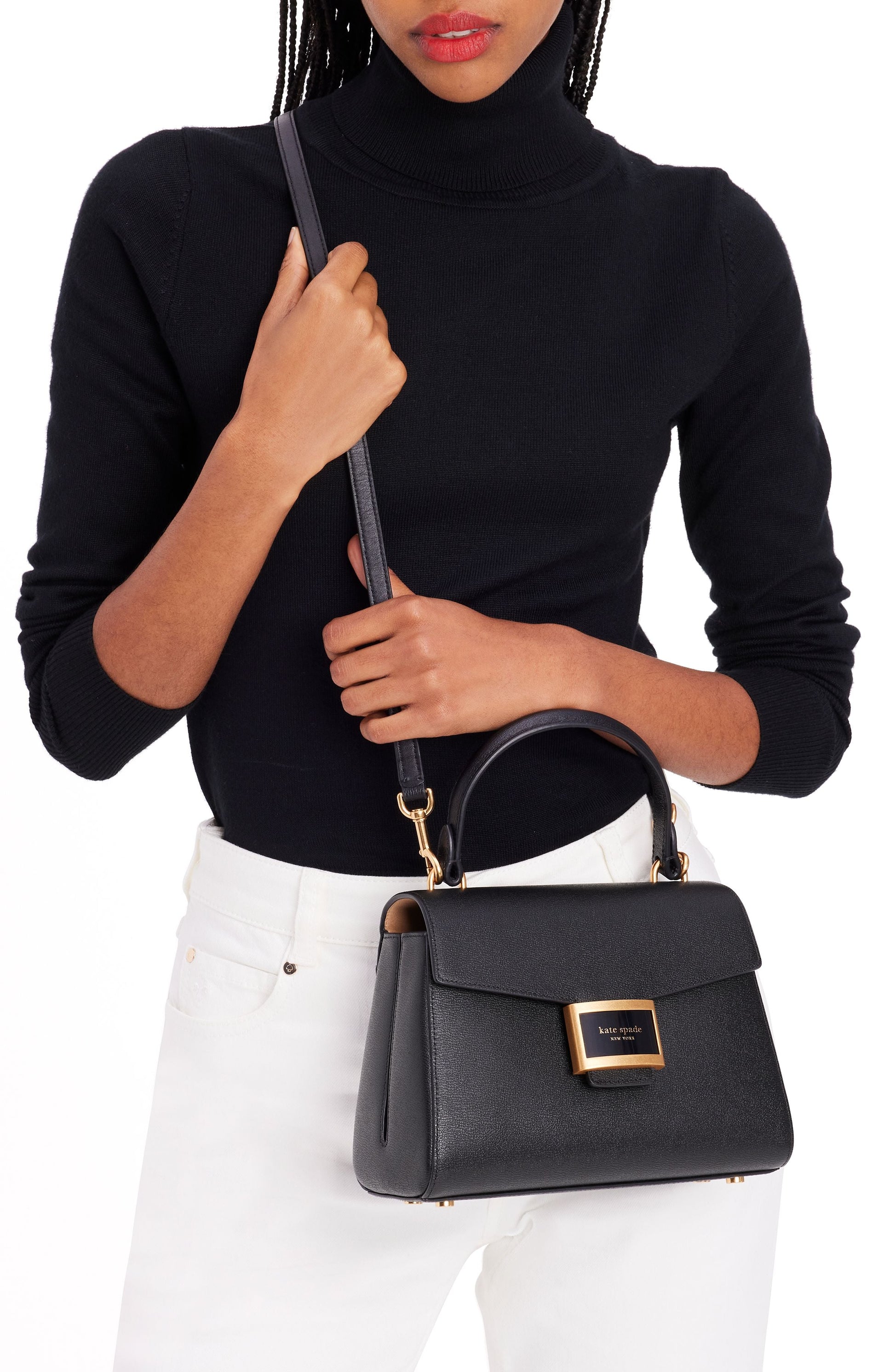 ke122_Katy Small Top-handle Bag_Black