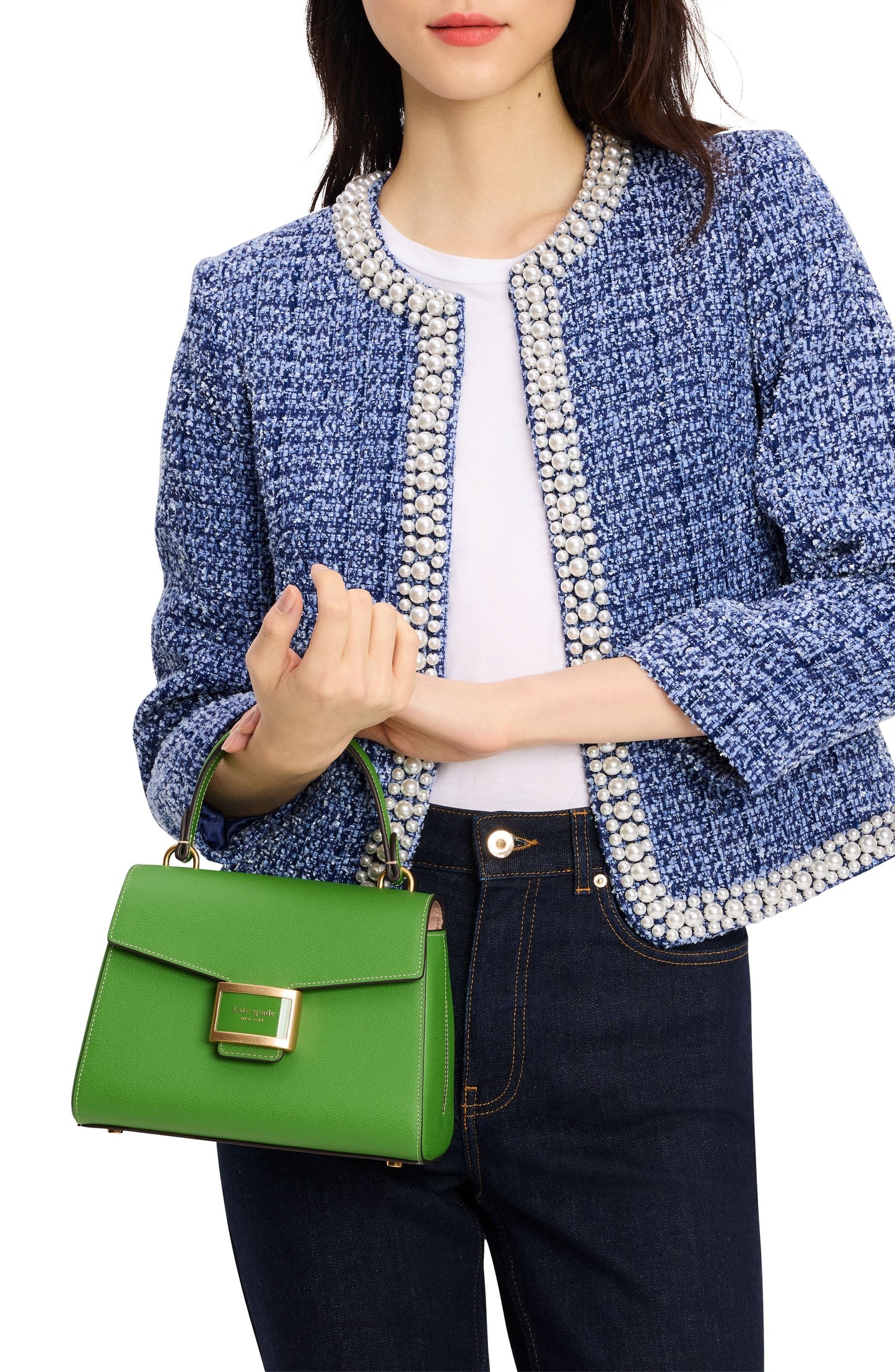 ke122_Katy Small Top-handle Bag_Ks Green